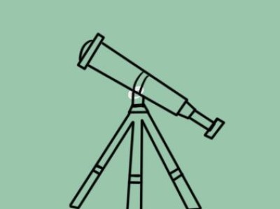 天文台望远镜简笔画（天文台望远镜简笔画图片大全）