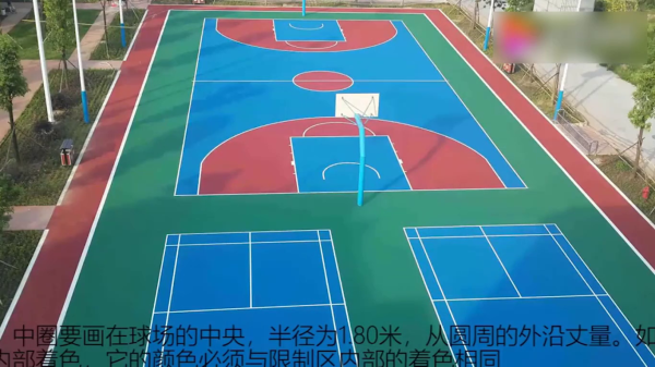 标准篮球场详细尺寸，篮球场地标准尺寸